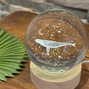 Lampara Vidrio Ballena