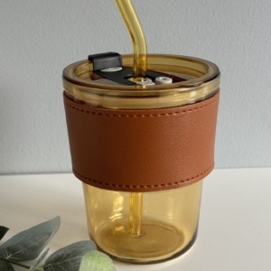 Vaso Mug de Vidrio Café