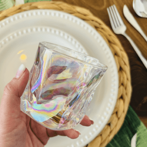 Vaso de Vidrio Holográfico 200 ml