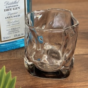 Vaso de Vidrio Negro 200 ml